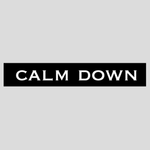 Calm Down Men’s Heavy Tee  Design