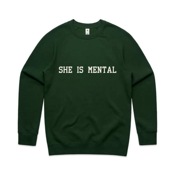 Unisex Relax Embroidery Crewneck Thumbnail