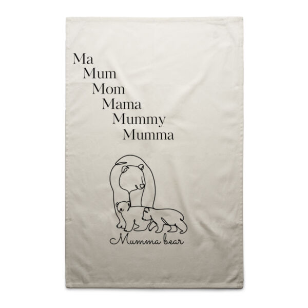 Mumma Bear Tea Towel Thumbnail