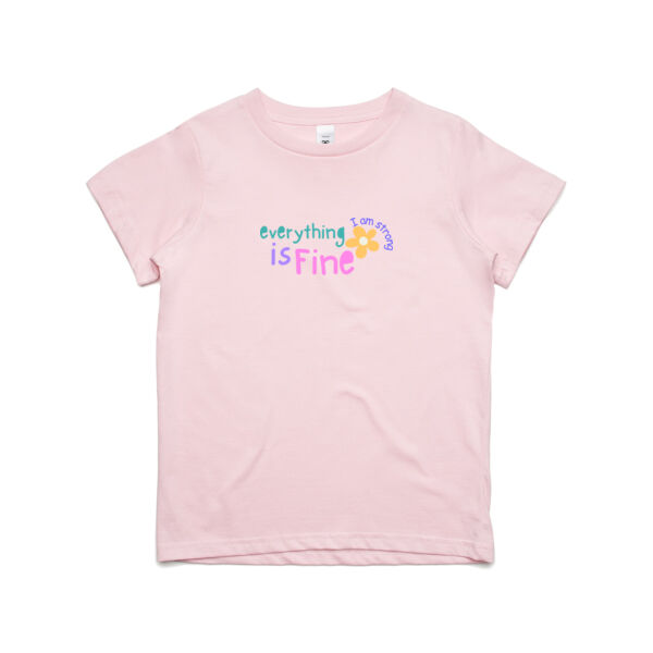 Everything Is Fine Kids Tee Thumbnail