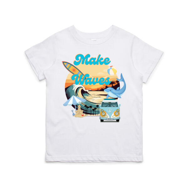 Make Waves Kids Tee Thumbnail