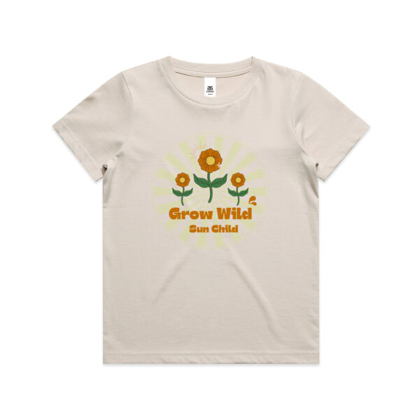 Grow Wild Sun Child Kids Tee Thumbnail