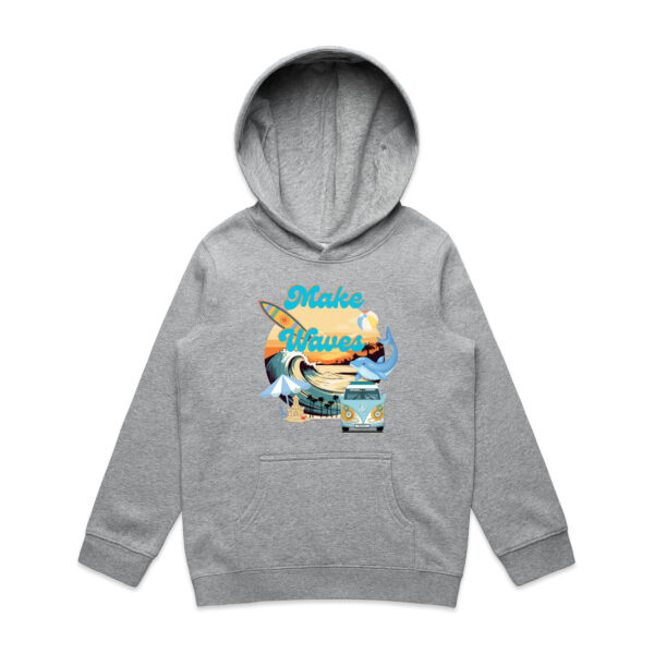 Make Waves Kids Hoodie Thumbnail